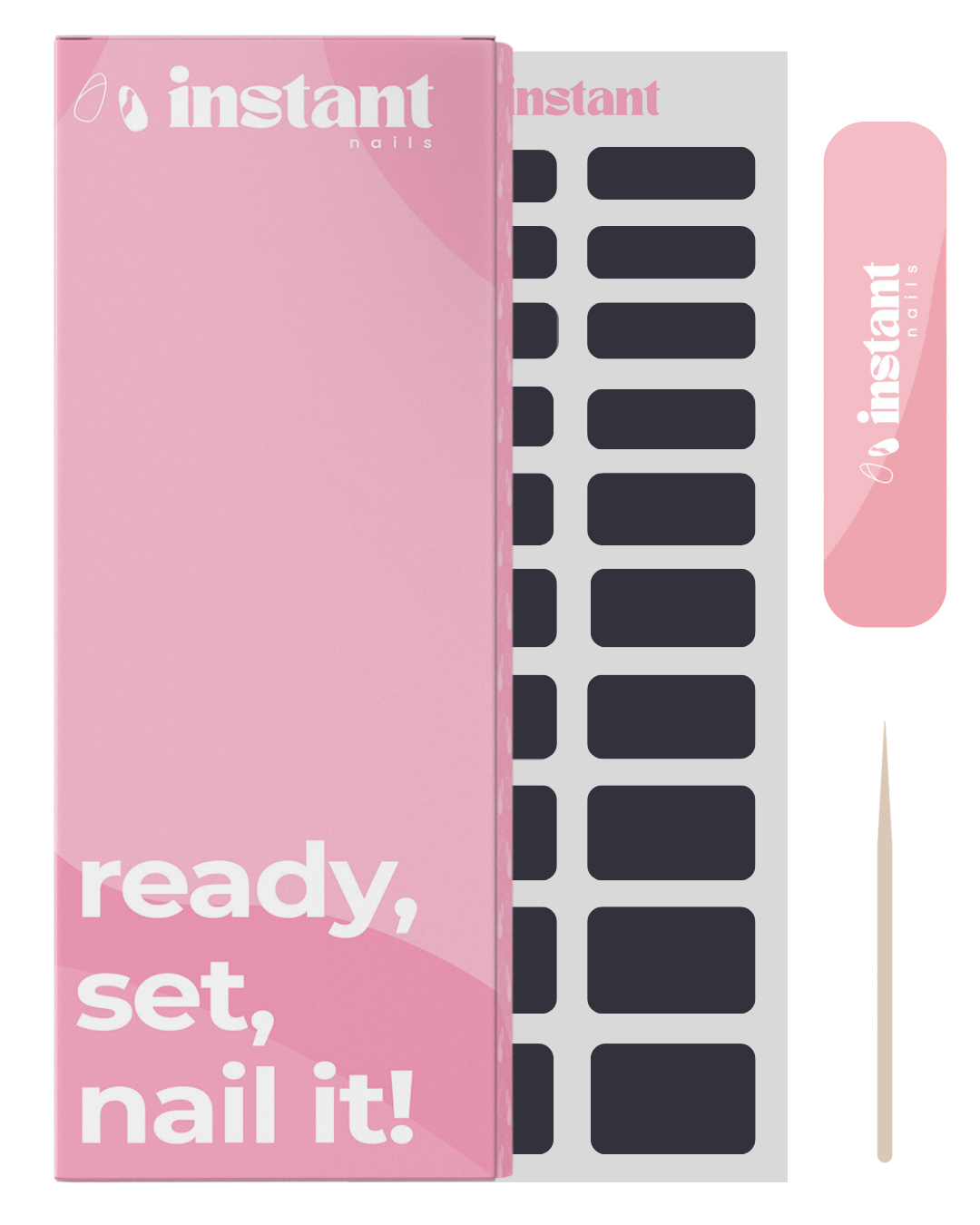 Envolturas para uñas azul medianoche