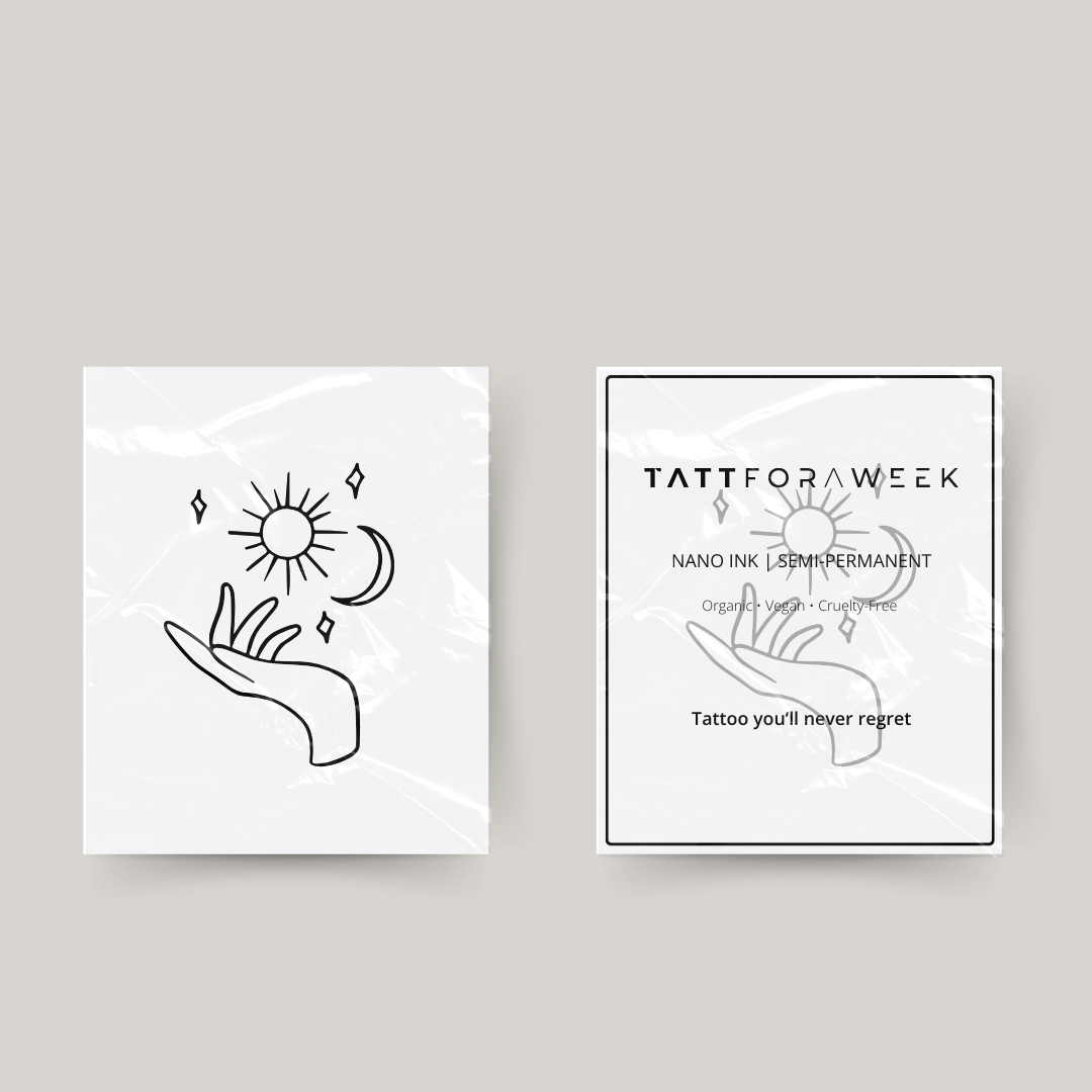 Tatuaje temporal en equilibrio