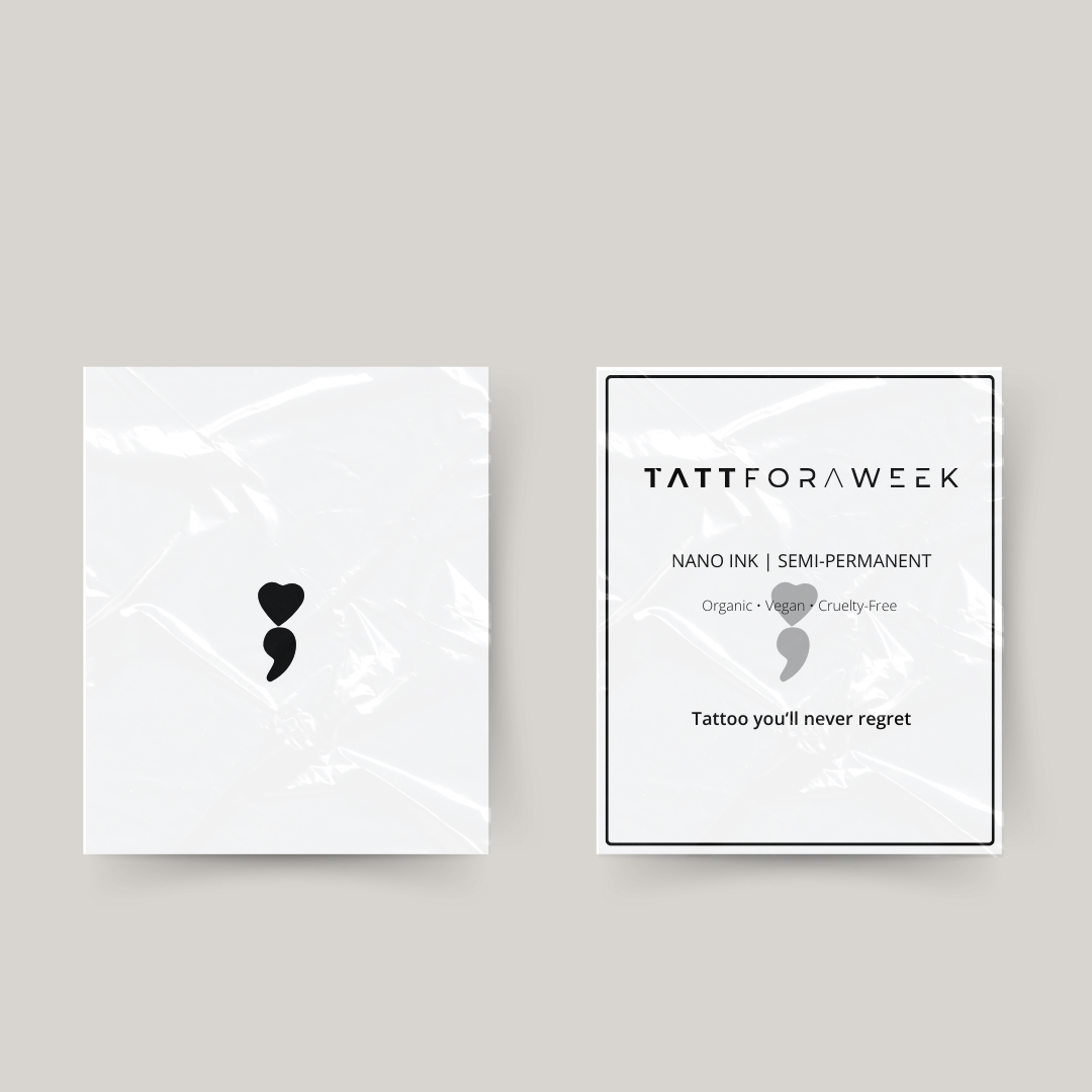 Tatuaje temporal amor coma