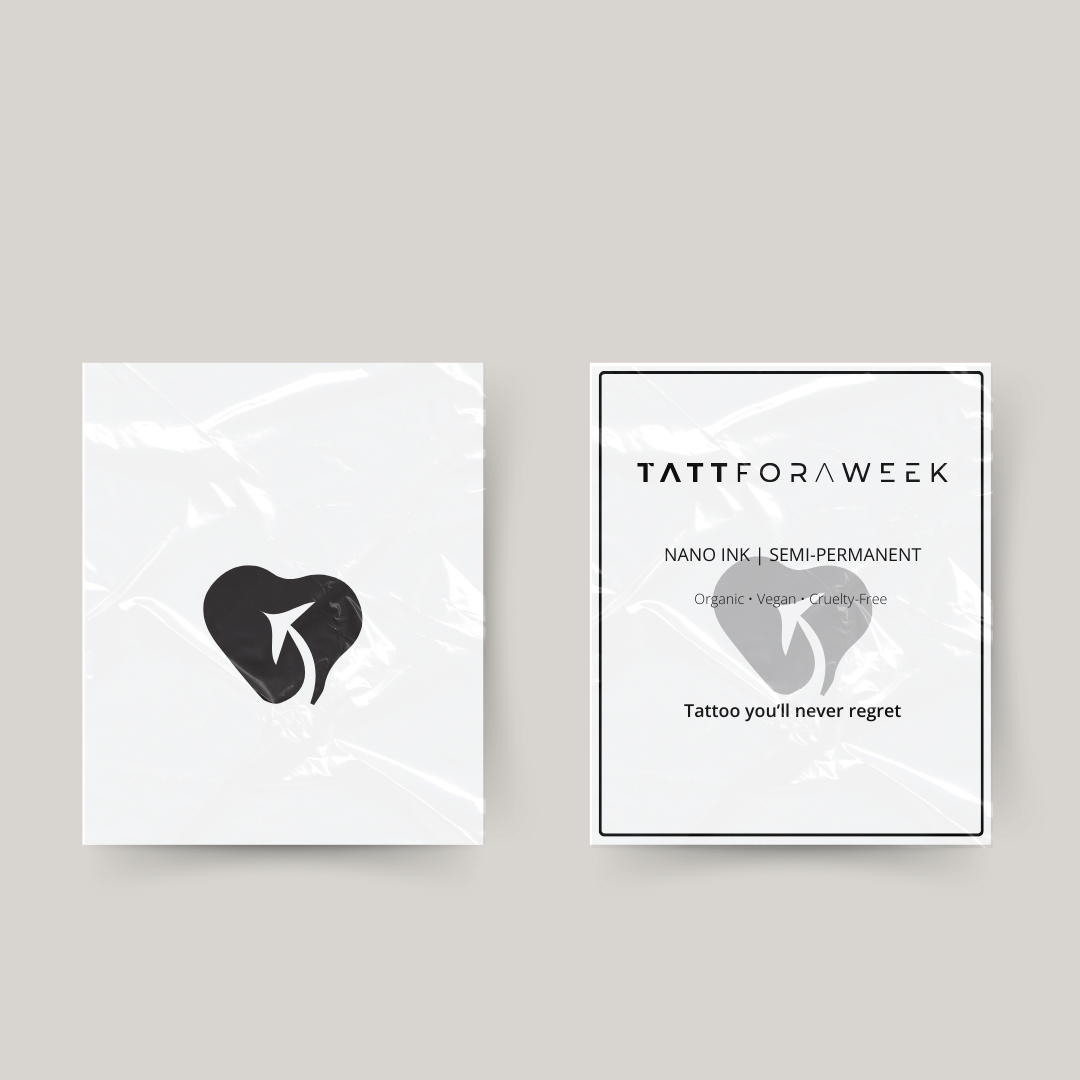 Tatuaje temporal love to fly