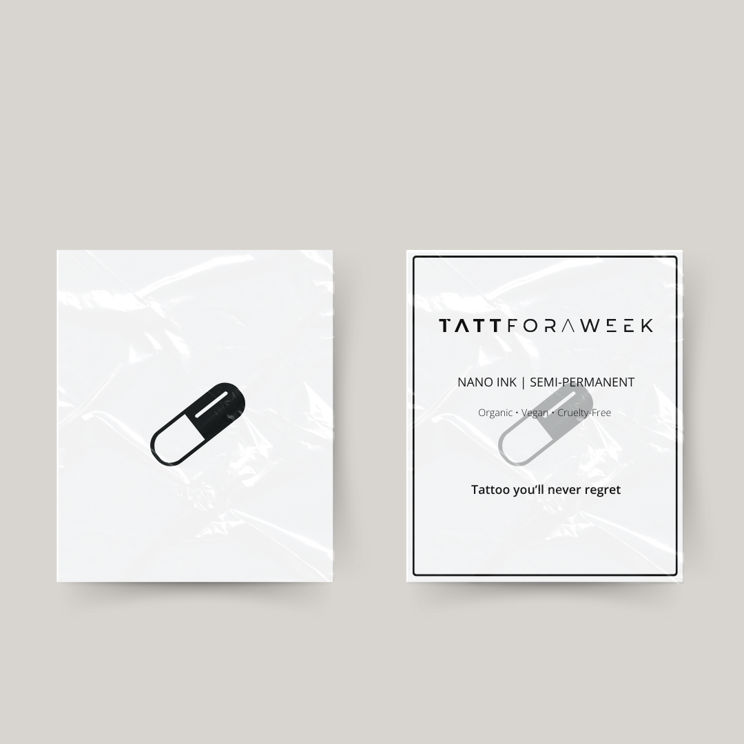 Tatuaje temporal en pastilla