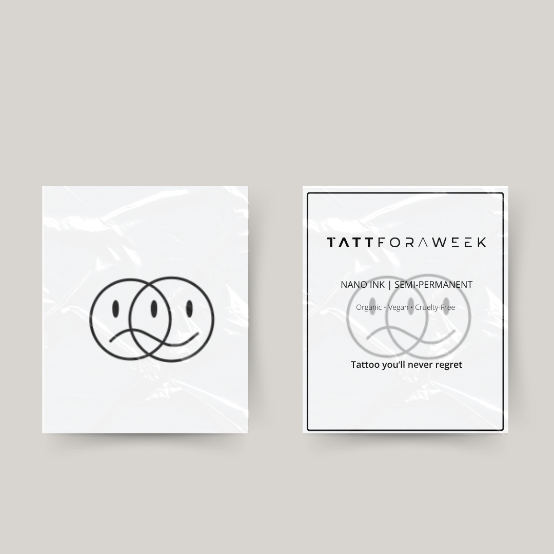 Emoticonos de tatuajes temporales