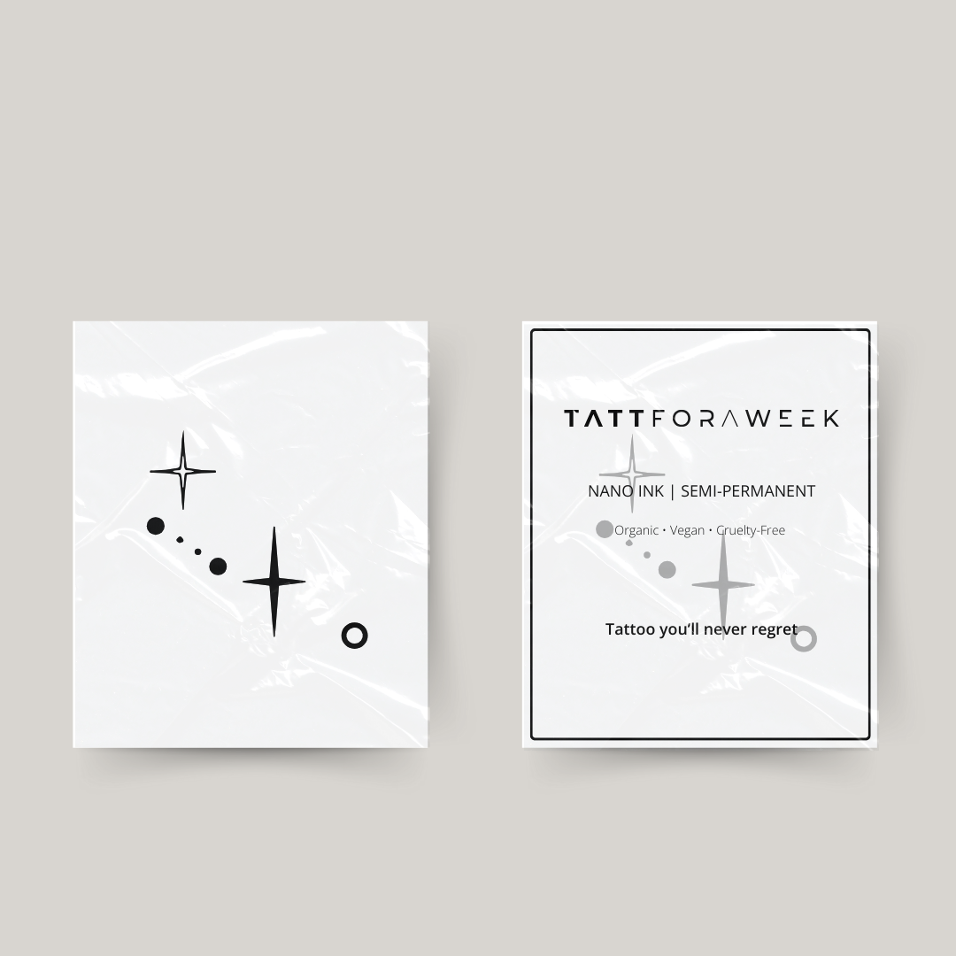 Tatuaje temporal tauro estrellas