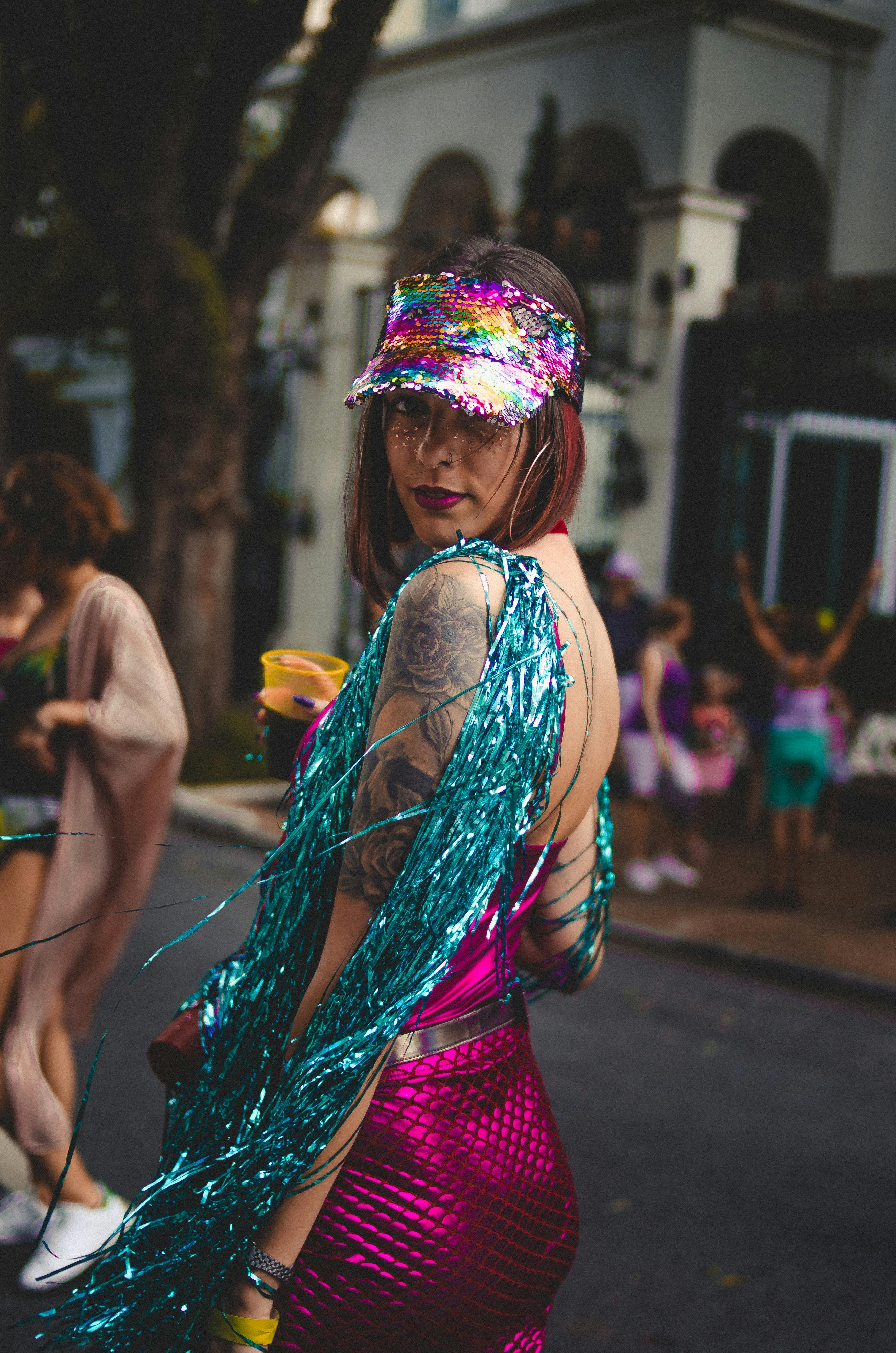 Tatuaje temporal de carnaval