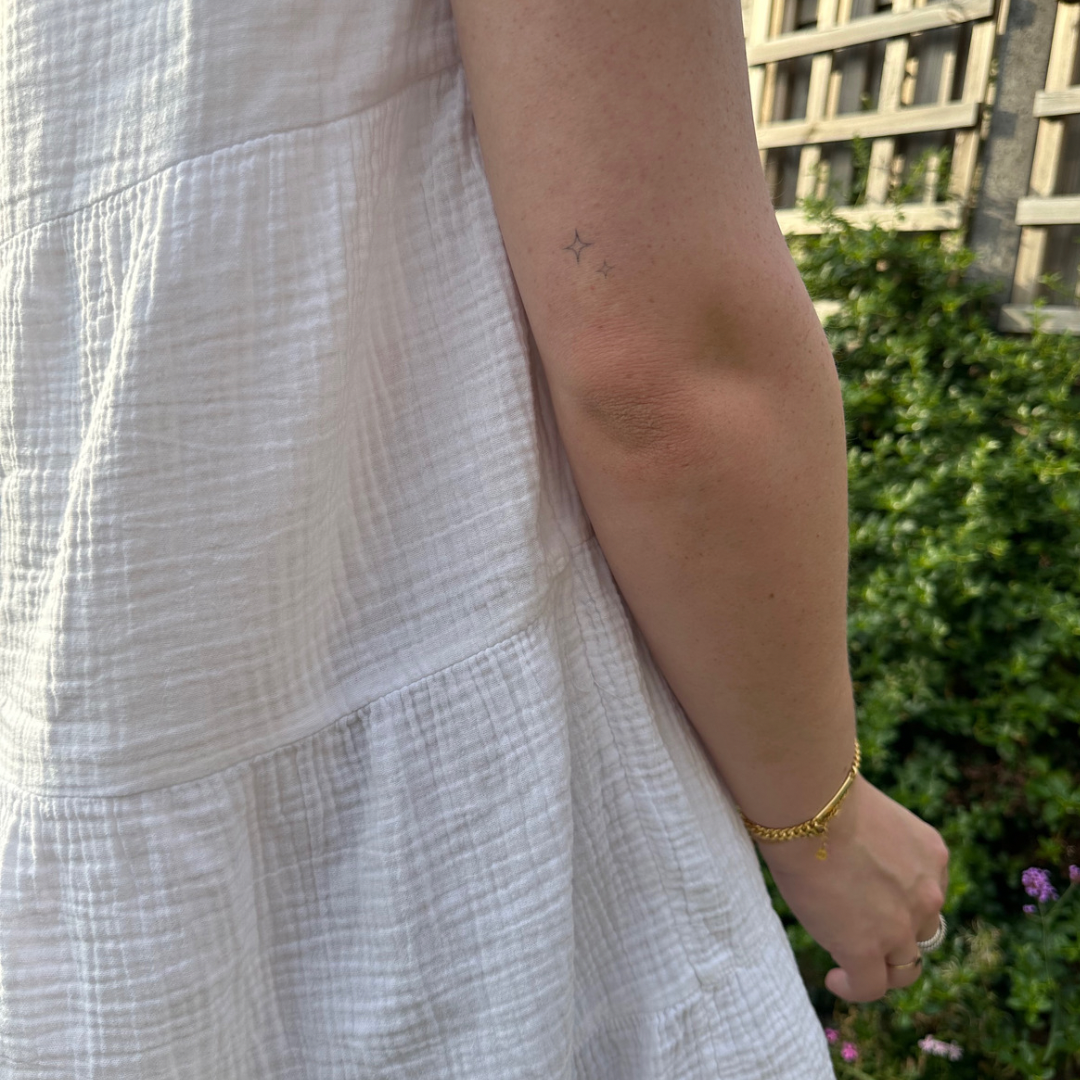 Brillo del tatuaje temporal