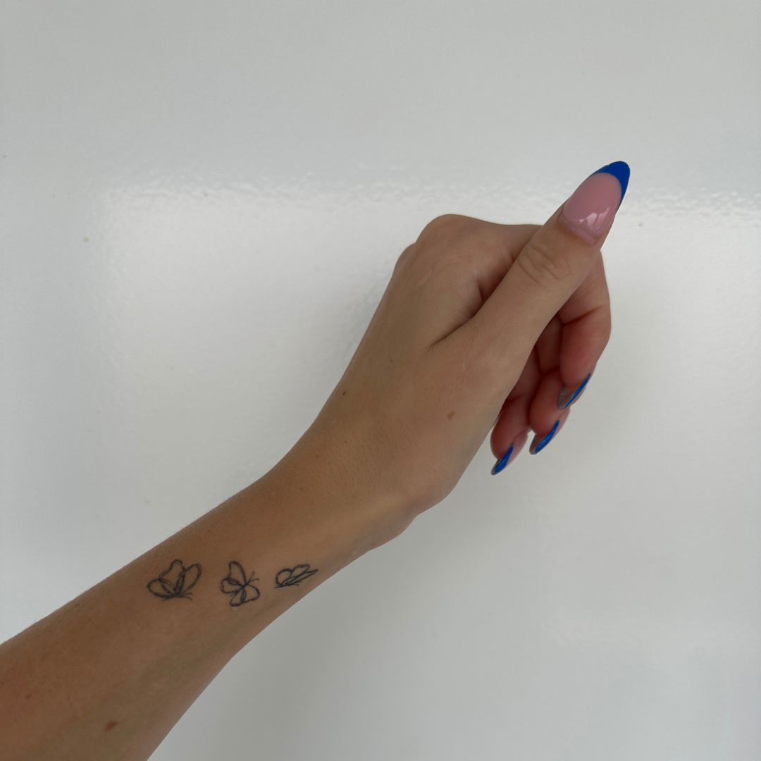 Mariposas de tatuaje temporal