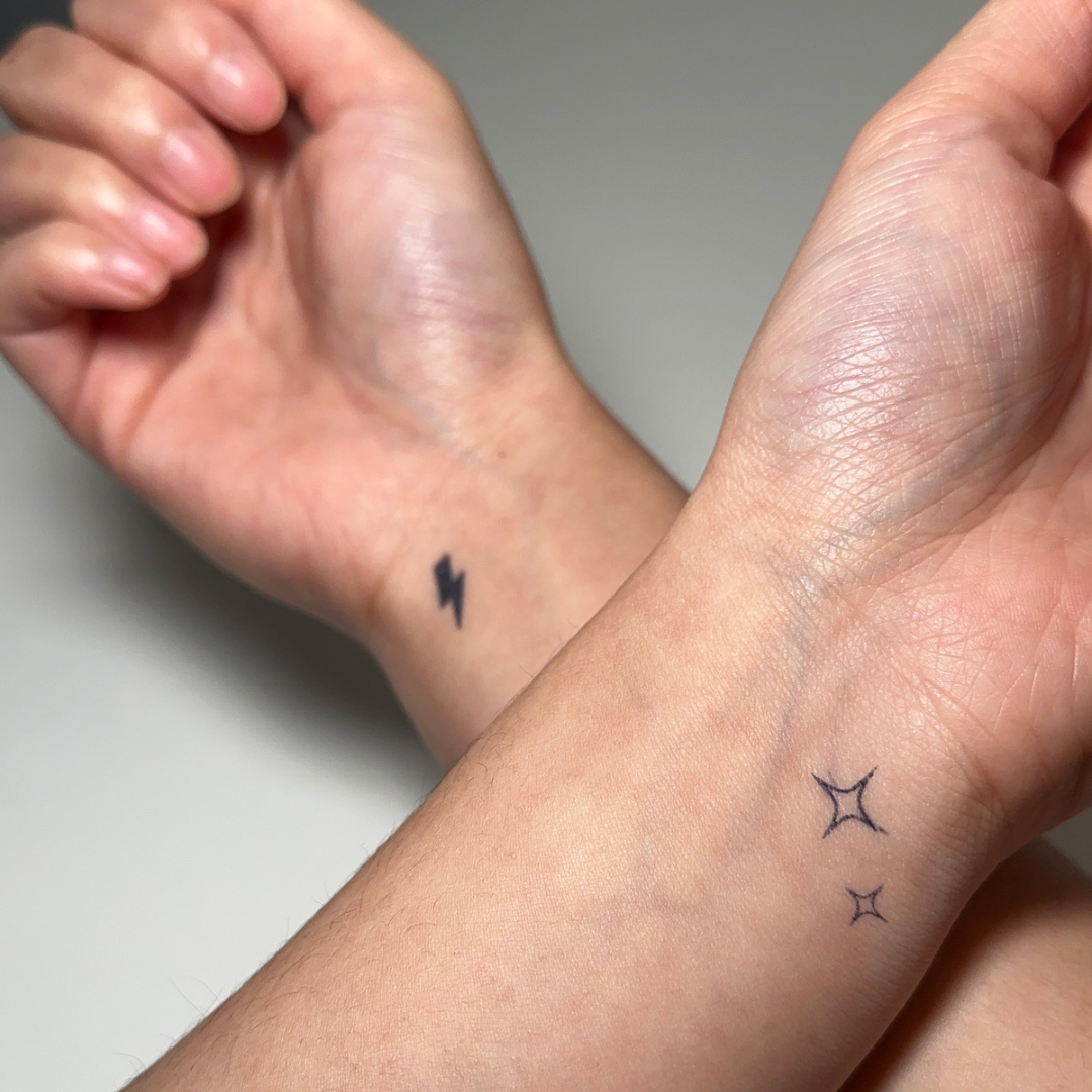 Rayo de tatuaje temporal