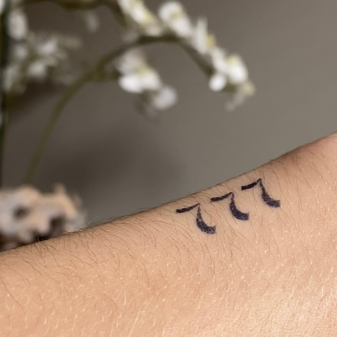 Tatuaje temporal 777