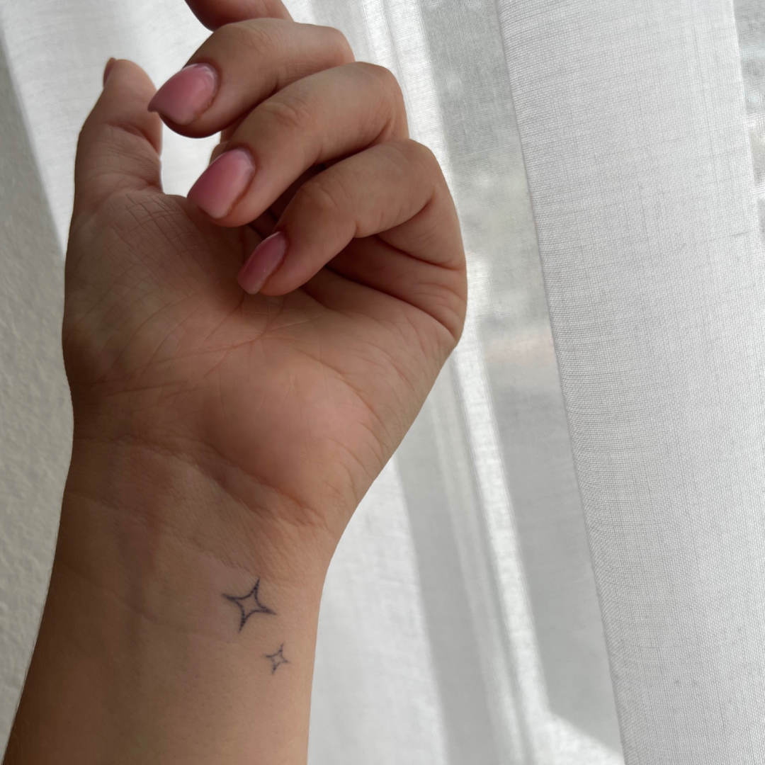 Brillo del tatuaje temporal