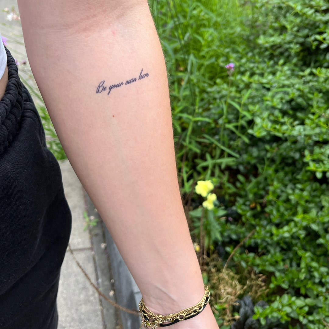 Tatuaje temporal sé tu propio héroe
