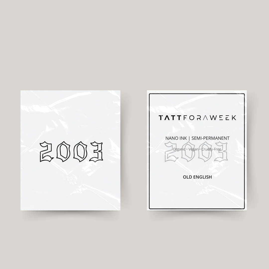 Tatuaje temporal 2003