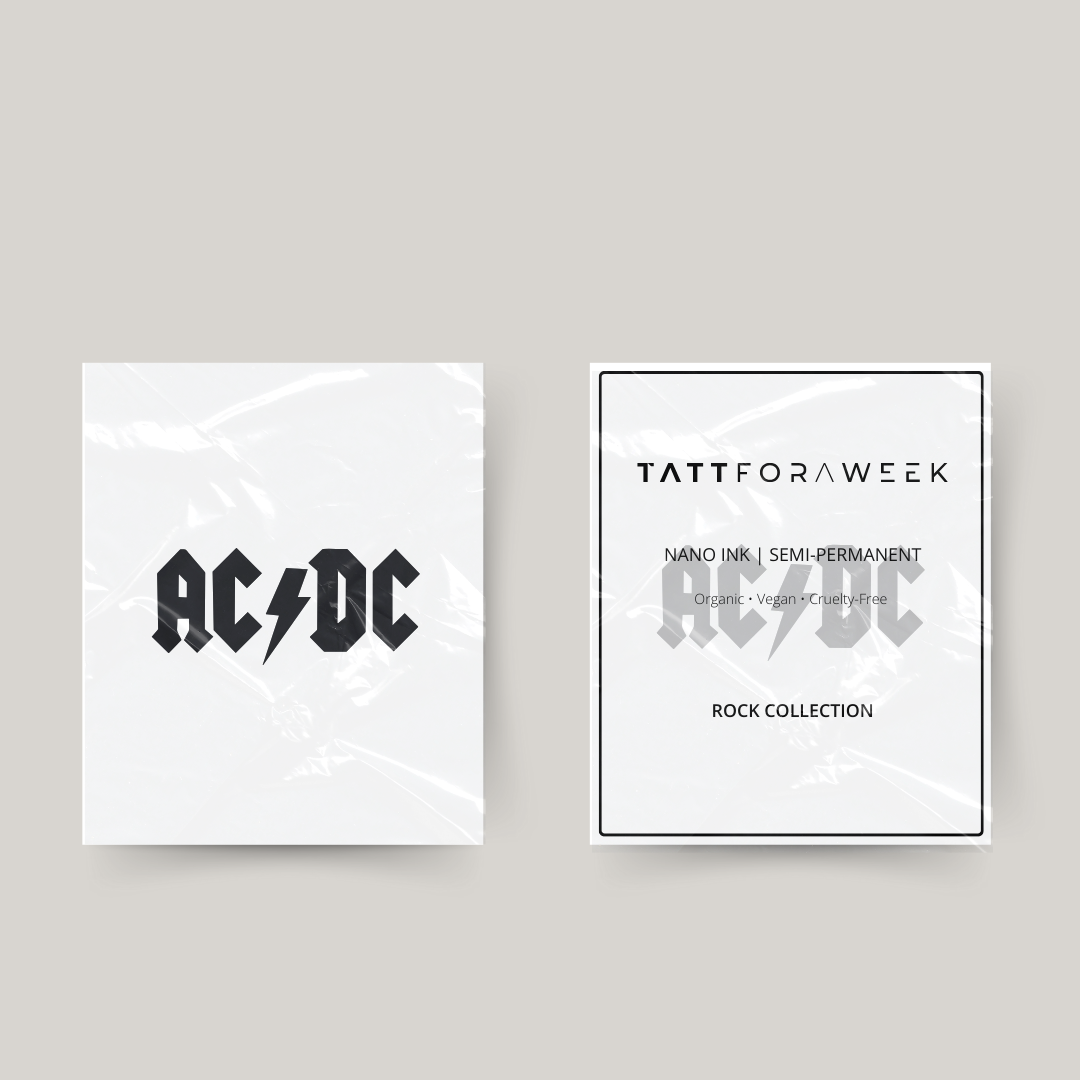 Tatuaje temporal ACDC