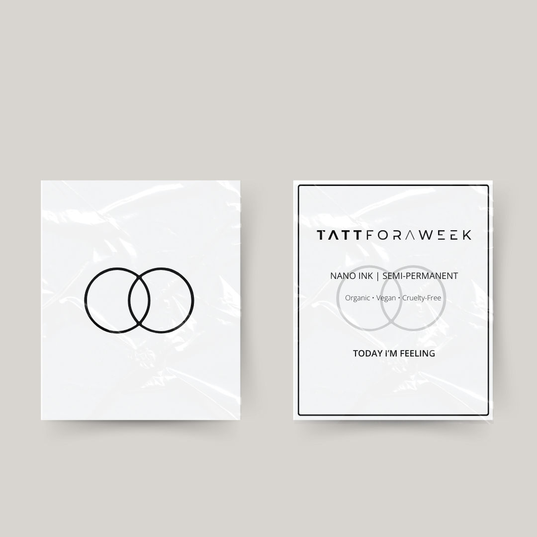 Tatuaje temporal agradecido