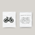 tatuaje temporal bicicleta
