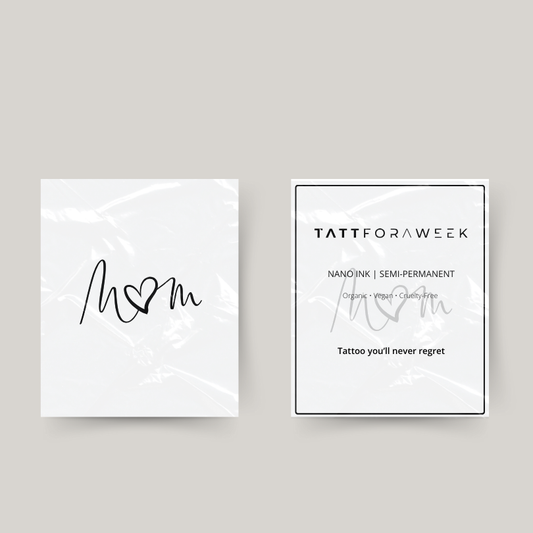 Tatuaje temporal mamá