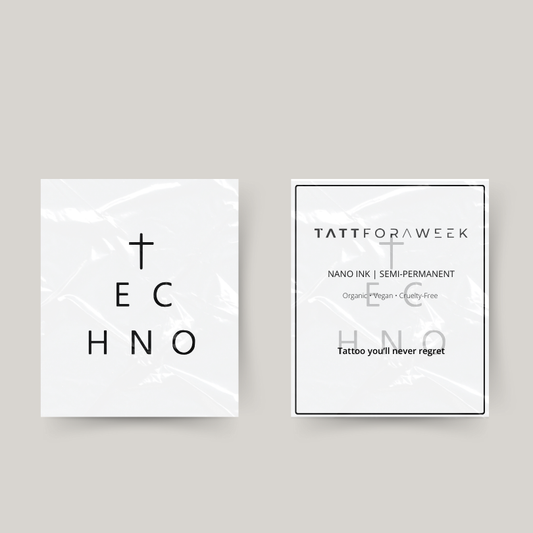 Tatuaje temporal techno
