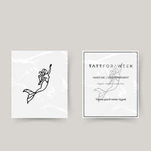 Tatuaje temporal sirena