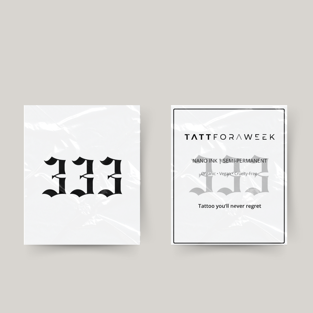 Tatuaje temporal 333