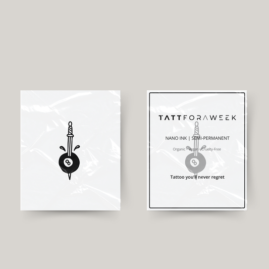 Tatuaje temporal 8 slay