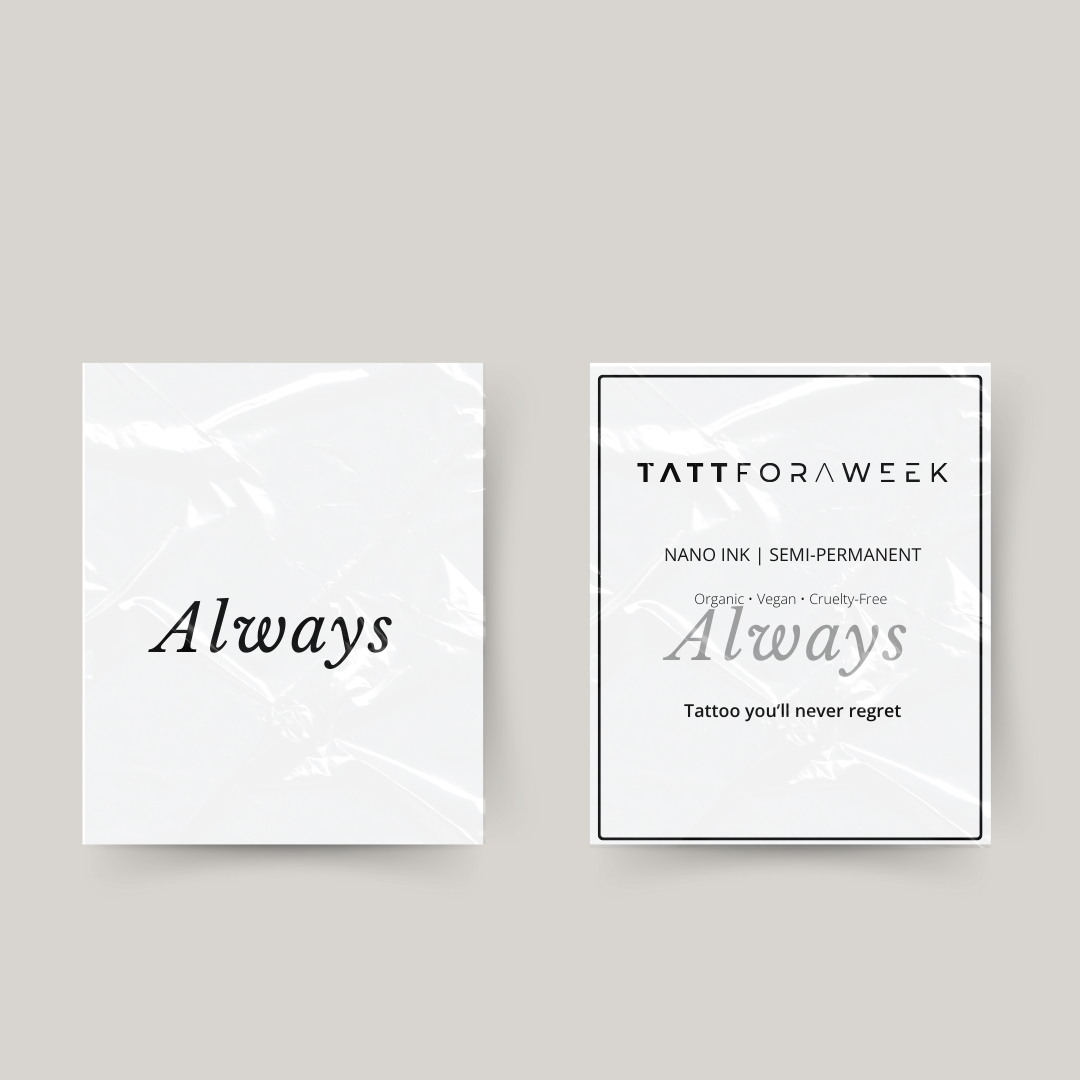 Tatuaje temporal siempre