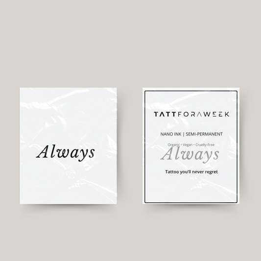 Tatuaje temporal siempre
