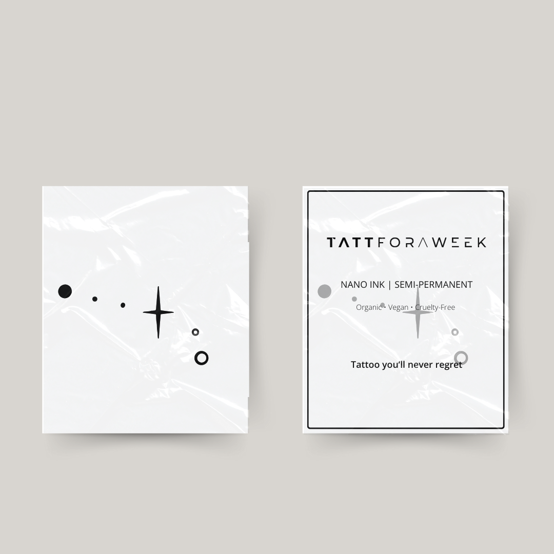 Tatuaje temporal Aries estrellas