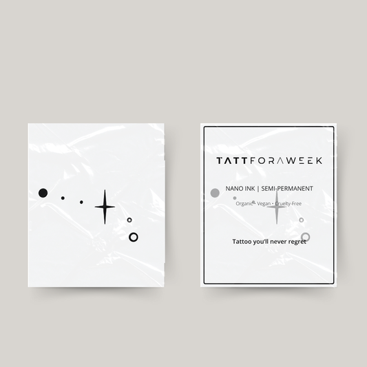 Tatuaje temporal Aries estrellas