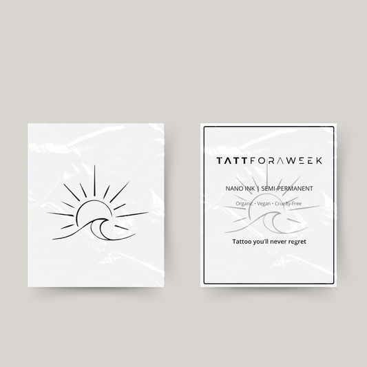 Tatuaje temporal playa