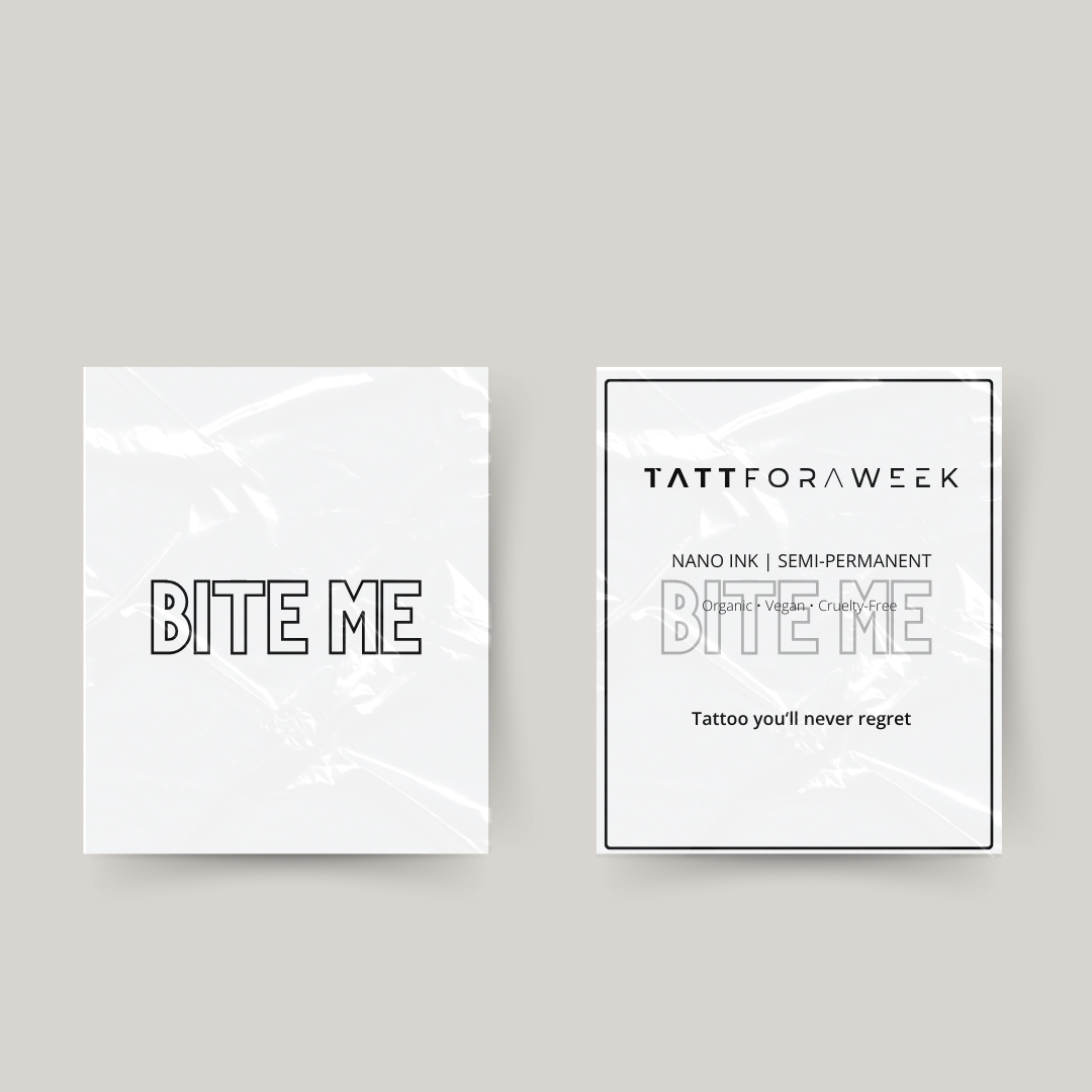 Tatuaje temporal muerdeme