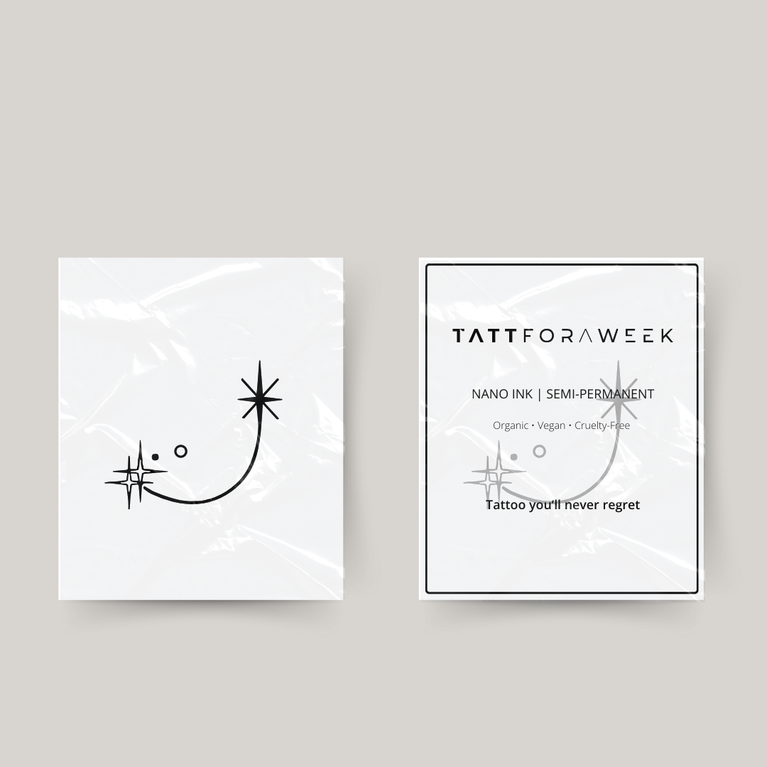 Tatuaje temporal Capricornio estrellas