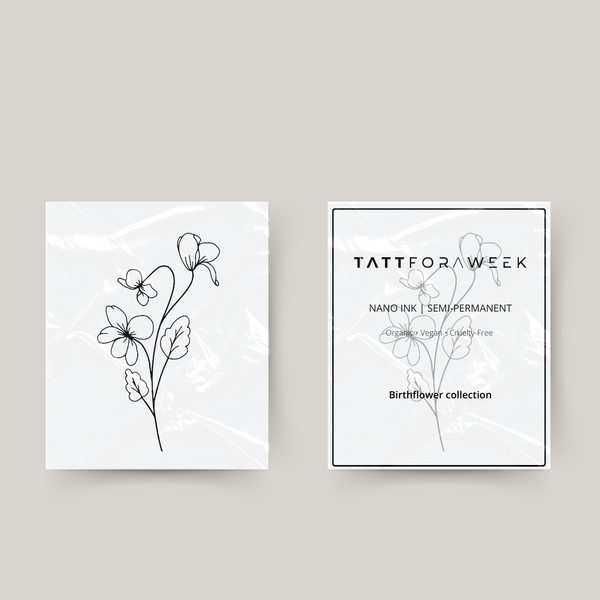 Significado del tatuaje de la flor de nacimiento de febrero
