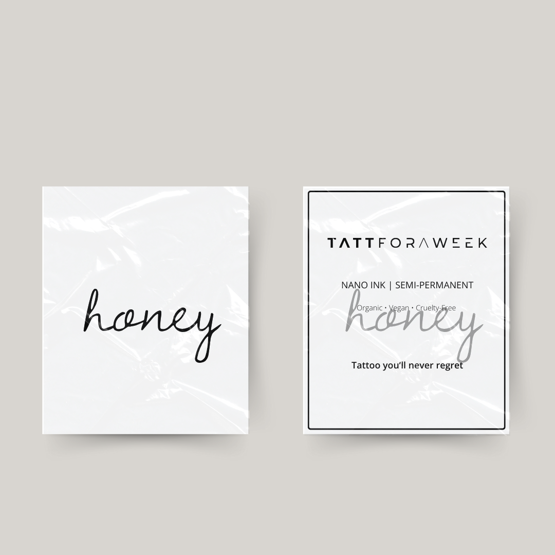 Tatuaje temporal miel
