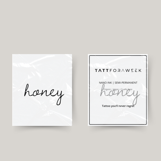 Tatuaje temporal miel