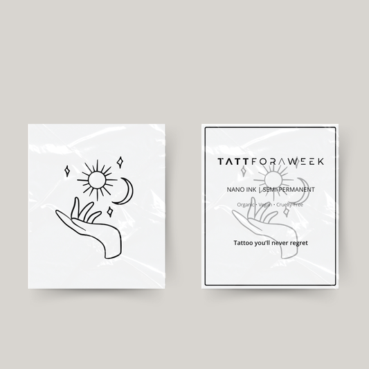 Tatuaje temporal en equilibrio