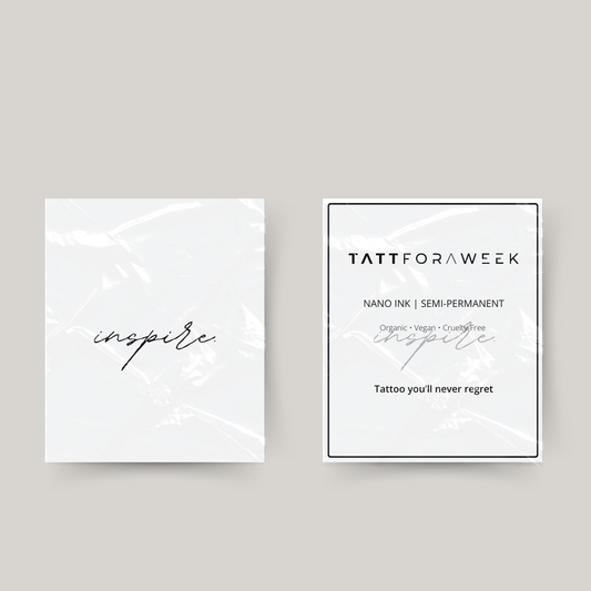 Tatuaje temporal inspire