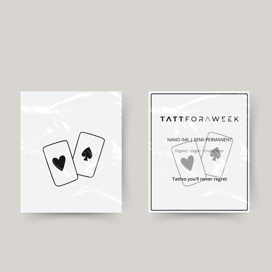 Tarjetas de tatuajes temporales