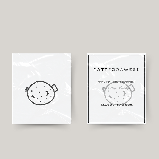 Tatuaje temporal pez globo