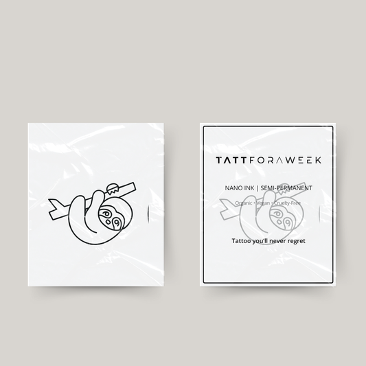 Tatuaje temporal perezoso