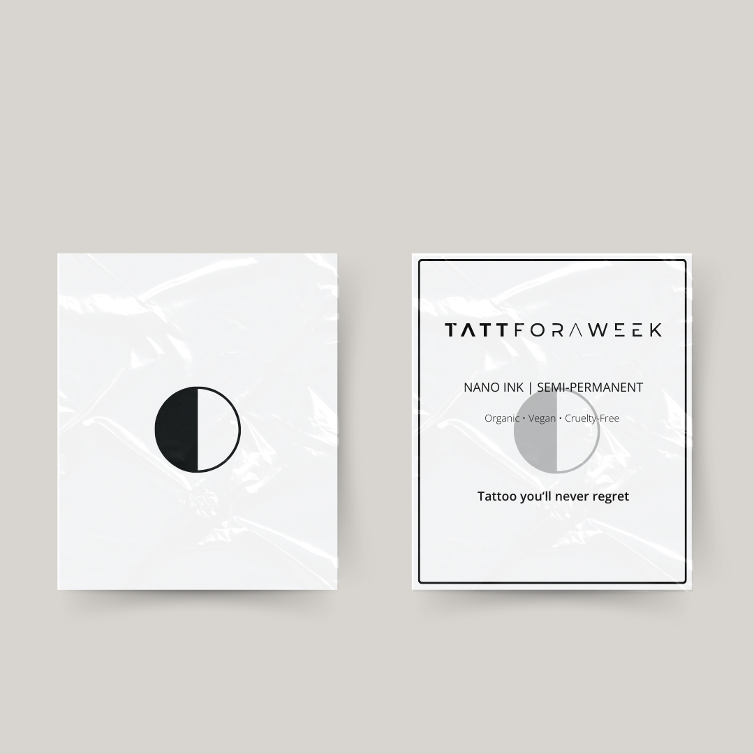 Tatuaje temporal fase lunar IIIII