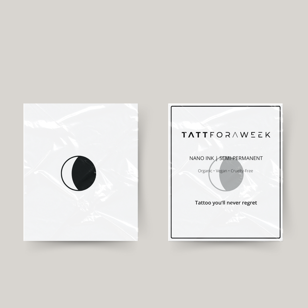 Tatuaje temporal fase lunar IIII