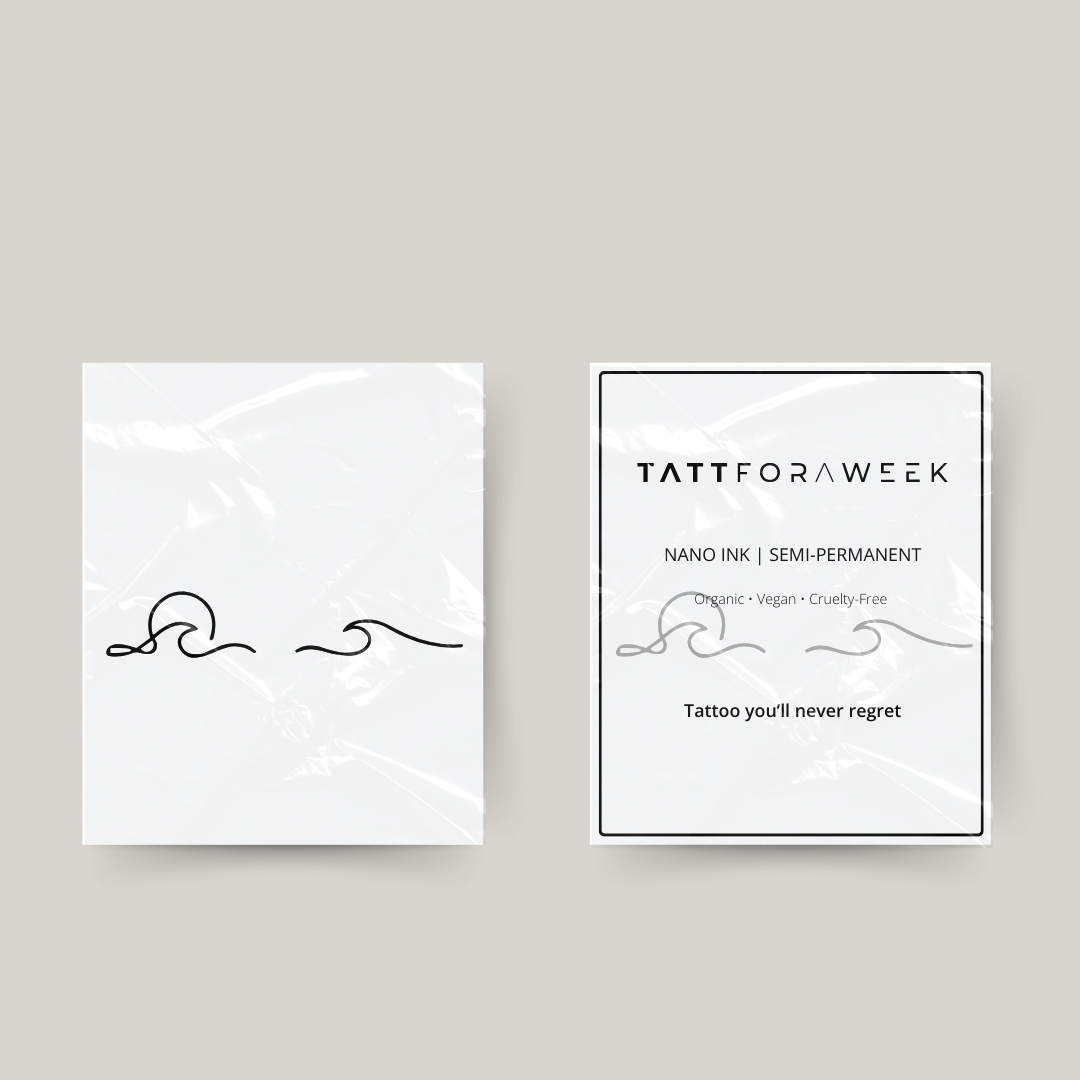 Tatuaje temporal de mar