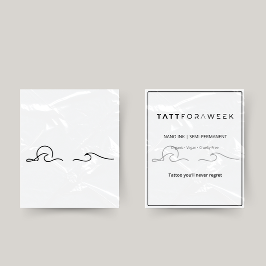 Tatuaje temporal de mar