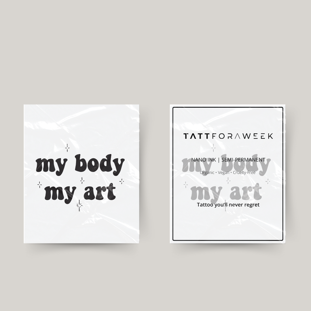Tatuaje temporal mi cuerpo mi arte