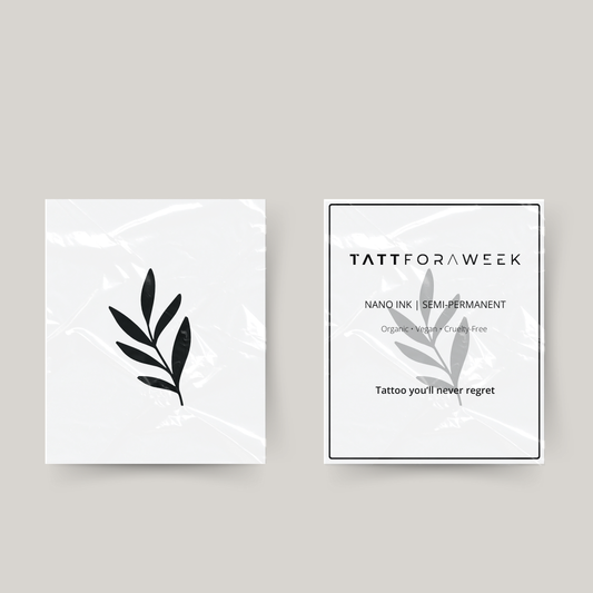 Tatuaje temporal de planta