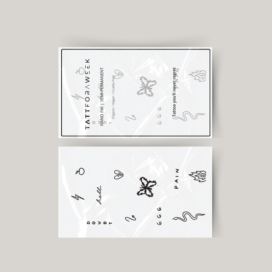 Paquete temporal de tatuajes infierno