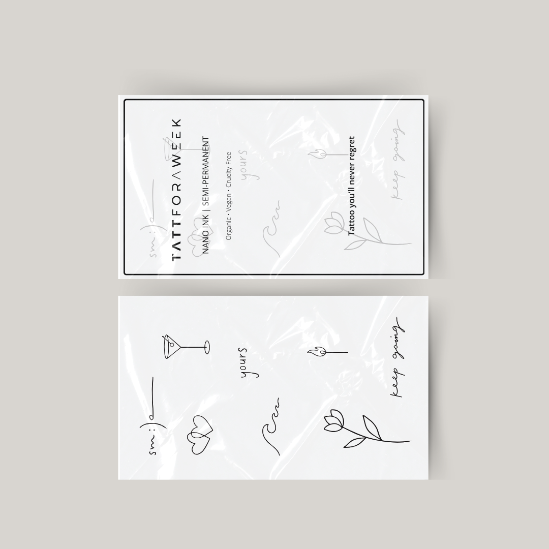 Paquete temporal de tatuajes sigue adelante