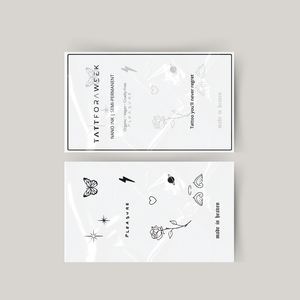 Paquete de tatuajes temporales placer