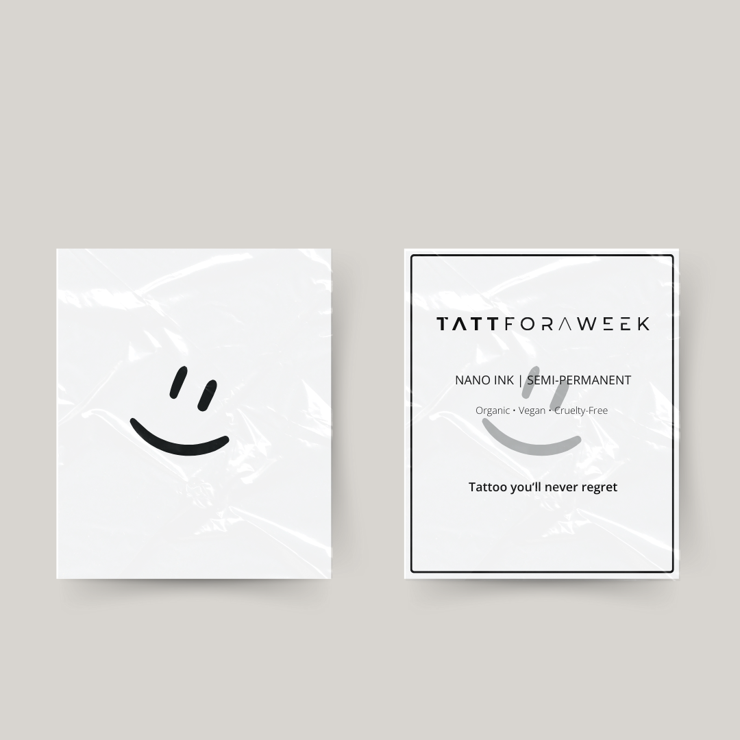 Tatuaje temporal sonrisa