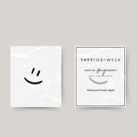 Tatuaje temporal sonrisa