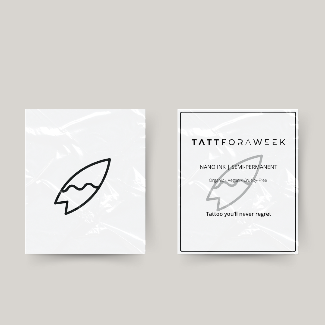 Tatuaje temporal de surf